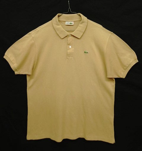 画像: 80'S CHEMISE LACOSTE ポロシャツ ベージュ フランス製 (VINTAGE) 「S/S Polo」 入荷しました。