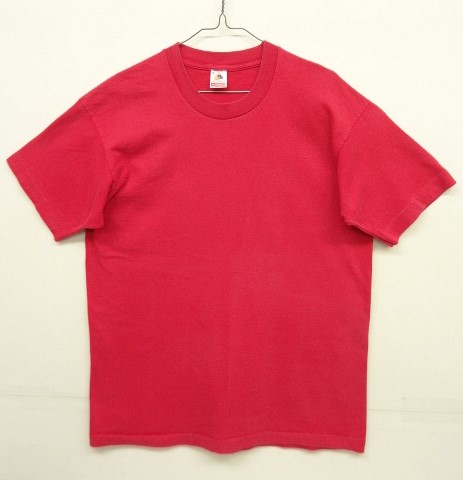 画像: 90'S FRUIT OF THE LOOM シングルステッチ 半袖 Tシャツ マゼンタ USA製 (VINTAGE) 「T-Shirt」 入荷しました。