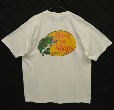 画像: BASS PRO SHOPS 両面プリント 半袖 Tシャツ ホワイト (VINTAGE) 「T-Shirt」 入荷しました。