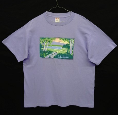 画像: 80'S LL Bean シングルステッチ 半袖 Tシャツ ライラック USA製 (VINTAGE) 「T-Shirt」 入荷しました。