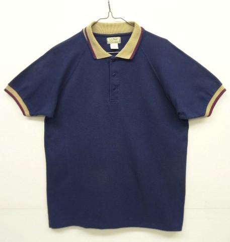 画像: 80'S LL Bean "DOUBLE L SHIRTS" ラグランスリーブ ポロシャツ USA製 (VINTAGE) 「S/S Polo」 入荷しました。