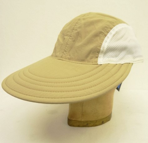 画像: 90'S NORDIC GEAR "SUPPLEX NYLON" サイドメッシュ ロングビル キャップ ベージュ USA製 (DEADSTOCK) 「Cap」 入荷しました。