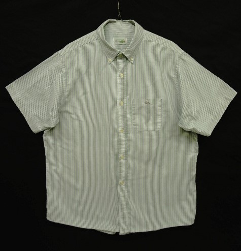 画像: 80'S CHEMISE LACOSTE 半袖 BDシャツ ストライプ フランス製 (VINTAGE) 「S/S Shirt」 入荷しました。