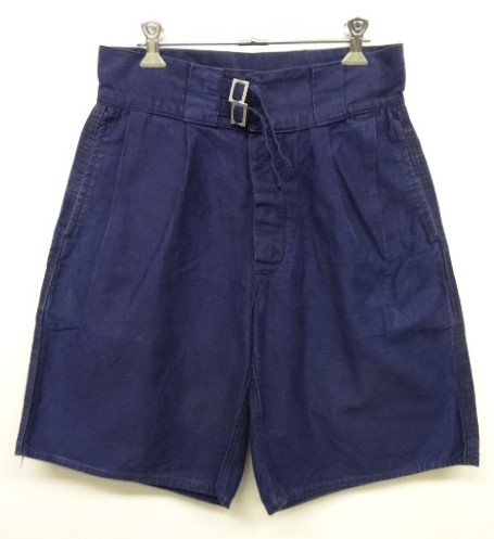 画像: 70'S イタリア軍 プリーツ入り グルカショーツ NAVY (VINTAGE) 「Shorts」 入荷しました。