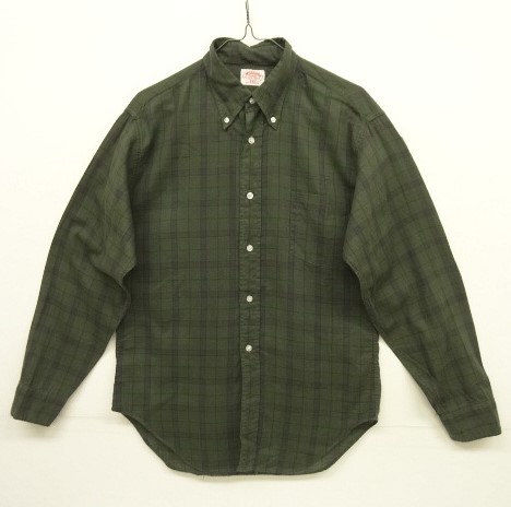 画像: 70'S McGREGOR "ALL COTTON" 6ボタン 3点留め BDシャツ チェック柄 (VINTAGE) 「L/S Shirt」 入荷しました。