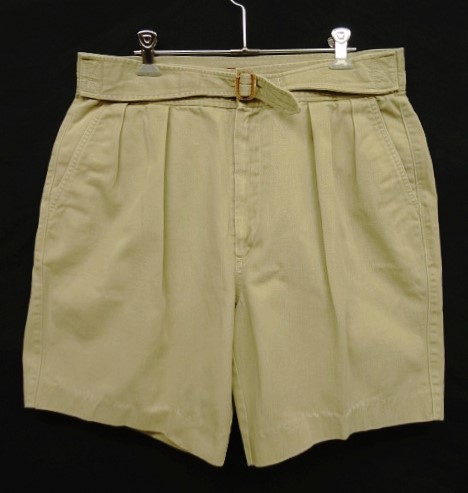 画像: 80'S ROUGH RIDER プリーツ入り グルカショーツ ベージュ USA製 (VINTAGE) 「Shorts」 入荷しました。