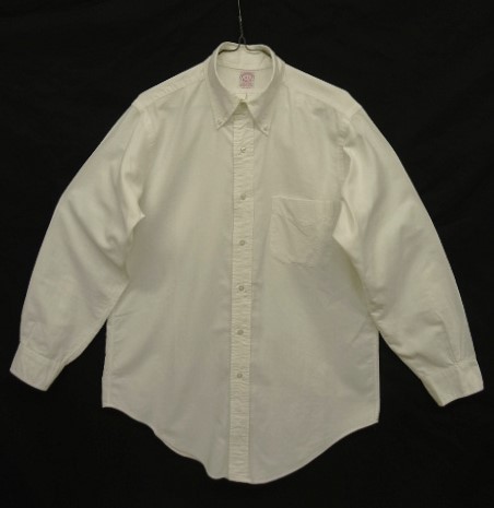 画像: 80'S BROOKS BROTHERS "MAKERS" オックスフォード BDシャツ ホワイト USA製 (VINTAGE) 「L/S Shirt」 入荷しました。