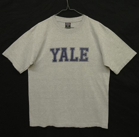 画像: 90'S MV SPORT "YALE" 染み込みプリント 半袖 Tシャツ ヘザーグレー (VINTAGE) 「T-Shirt」 入荷しました。