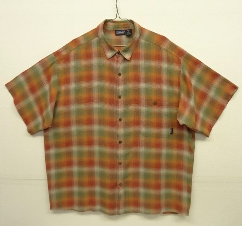 画像: 90'S PATAGONIA コットン 半袖 ボックスシャツ オンブレチェック (VINTAGE) 「S/S Shirt」 入荷しました。