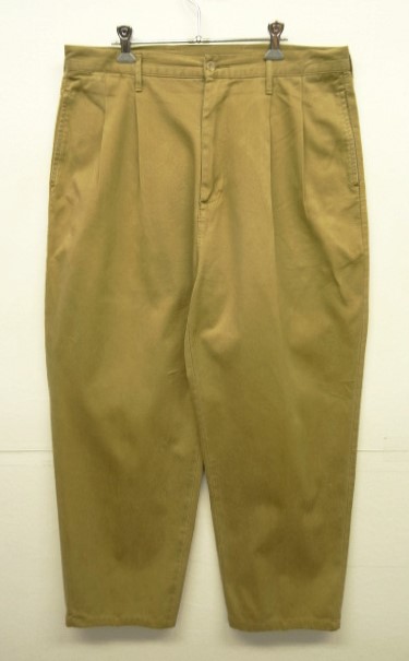 画像: 90'S GAP 旧タグ ツープリーツ チノパンツ TAN (VINTAGE) 「Bottoms」 入荷しました。