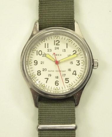 画像: J.CREW x TIMEX フィールドウォッチ 文字盤ホワイト カーキベルト (USED) 「Accessorie」 入荷しました。