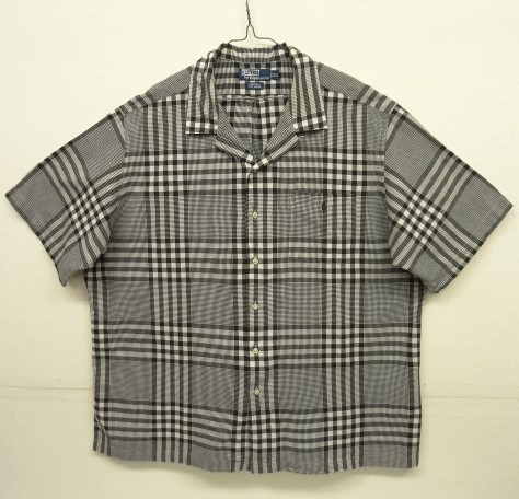 画像: 90'S RALPH LAUREN "CALDWELL" コットン 半袖 オープンカラーシャツ チェック柄 (VINTAGE) 「S/S Shirt」 入荷しました。