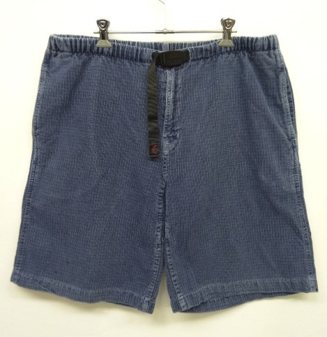 画像: 90'S GRAMICCI 旧ロゴ ベルト付き ショーツ インディゴ USA製 (VINTAGE) 「Shorts」 入荷しました。