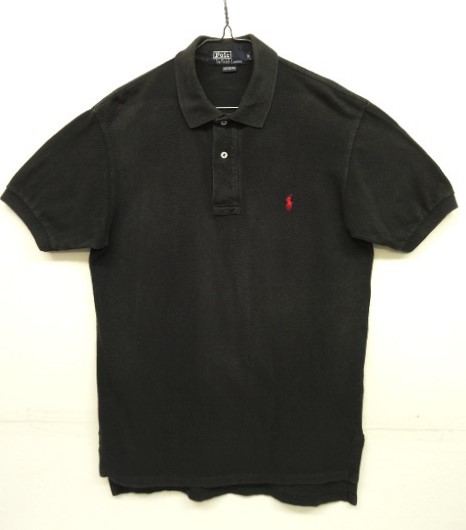 画像: 90'S RALPH LAUREN 半袖 ポロシャツ ブラック USA製 (VINTAGE) 「S/S Polo」 入荷しました。