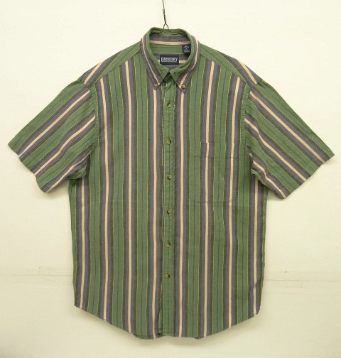 画像: 90'S LANDS' END コットン 半袖 BDシャツ ストライプ (VINTAGE) 「S/S Shirt」 入荷しました。