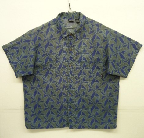 画像: 90'S PATAGONIA コットン 半袖 ボックスシャツ 総柄 (VINTAGE) 「S/S Shirt」 入荷しました。