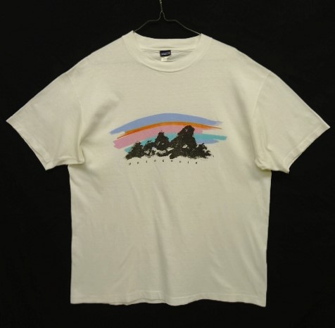 画像: 80'S PATAGONIA 黒タグ シングルステッチ 半袖 Tシャツ ホワイト USA製 (VINTAGE) 「T-Shirt」 入荷しました。