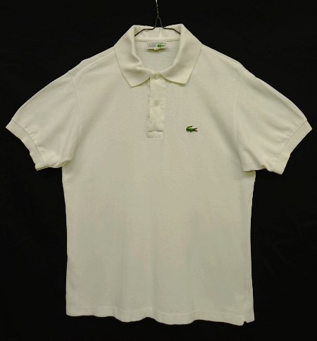 画像: 70'S CHEMISE LACOSTE "T.I.M S.A.製" ポロシャツ ホワイト フランス製 (VINTAGE) 「S/S Polo」 入荷しました。