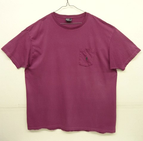 画像: 90'S RALPH LAUREN シングルステッチ 耳付きポケット 半袖 Tシャツ グレープ USA製 (VINTAGE) 「T-Shirt」 入荷しました。