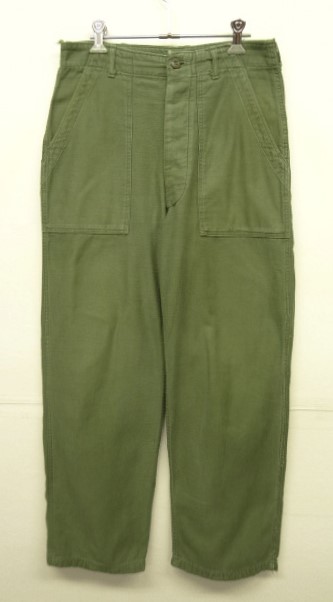 画像: 60'S アメリカ軍 US ARMY "OG107" コットンサテン ベイカーパンツ (VINTAGE) 「Bottoms」 入荷しました。