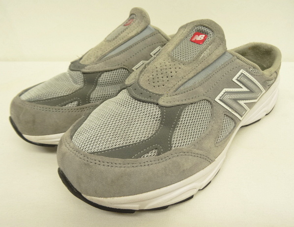 画像: NEW BALANCE 990 ナイロンメッシュ/スウェード スリッポン グレー USA製 (日本未発売) 「Shoes」 入荷しました。