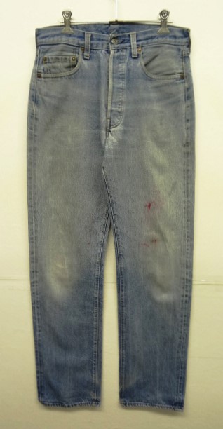 画像: 80'S LEVIS 501 赤耳 デニム インディゴ USA製 W31L36 (VINTAGE) 「Bottoms」 入荷しました。