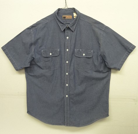 画像: 90'S BIG MAC コットン100% 半袖 シャンブレーシャツ ブルー (VINTAGE) 「S/S Shirt」 入荷しました。