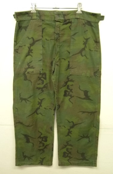 画像: 60'S アメリカ軍 US ARMY "民間品" コットンサテン ベイカーパンツ カモ (VINTAGE) 「Bottoms」 入荷しました。