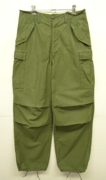 画像: 60'S アメリカ軍 US ARMY "アルミジップ" M-65 フィールドパンツ S-LONG (VINTAGE) 「Bottoms」 入荷しました。