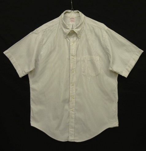 画像: 80'S BROOKS BROTHERS "MAKERS" オックスフォード 半袖 BDシャツ ストライプ USA製 (VINTAGE) 「S/S Shirt」 入荷しました。