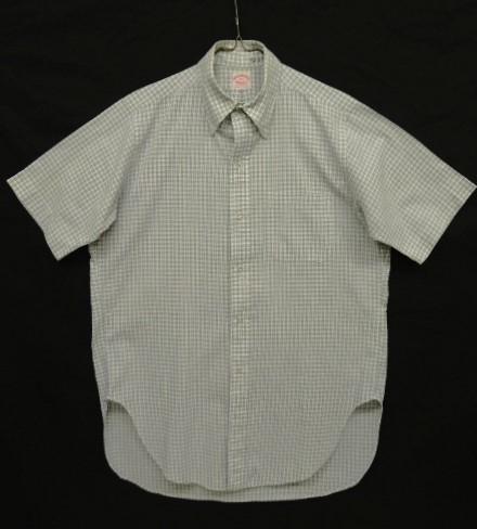 画像: 70'S BROOKS BROTHERS "MAKERS" 6ボタン オックスフォード 半袖 BDシャツ チェック柄 USA製 (VINTAGE) 「S/S Shirt」 入荷しました。