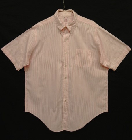 画像: 90'S BROOKS BROTHERS ポプリン 半袖 BDシャツ ストライプ USA製 (VINTAGE) 「S/S Shirt」 入荷しました。