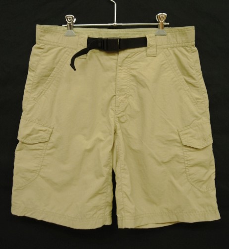 画像: 00'S EDDIE BAUER ベルト付き ナイロン カーゴショーツ ベージュ (VINTAGE) 「Shorts」 入荷しました。