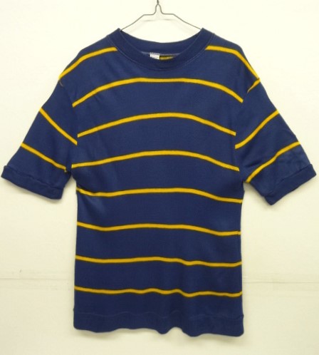 画像: 70'S TOWNCRAFT "ORLON製" 半袖 Tシャツ ボーダー柄 (VINTAGE) 「T-Shirt」 入荷しました。