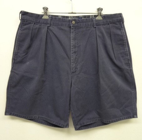 画像: 90'S RALPH LAUREN ツープリーツ チノショーツ ネイビー USA製 (VINTAGE) 「Shorts」 入荷しました。