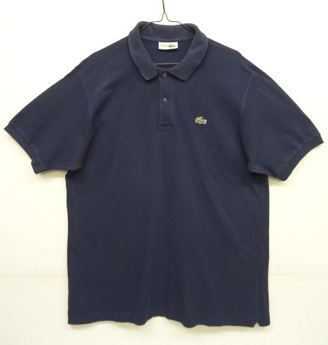 画像: 80'S CHEMISE LACOSTE ポロシャツ ネイビー フランス製 (VINTAGE) 「S/S Polo」 入荷しました。