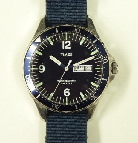 画像: J.CREW x TIMEX ダイバーズウォッチ ネイビー (USED) 「Accessorie」 入荷しました。