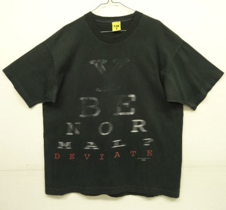 画像: 90'S WARNER BROS "Y BE NORMAL?" シングルステッチ 半袖 Tシャツ ブラック (VINTAGE) 「T-Shirt」 入荷しました。