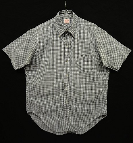 画像: 70'S BROOKS BROTHERS "MAKERS" 6ボタン ポプリン 半袖 BDシャツ ギンガムチェック USA製 (VINTAGE) 「S/S Shirt」 入荷しました。