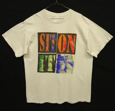 画像: 90'S LEVIS "SIT ON IT" シングルステッチ 半袖 Tシャツ ホワイト USA製 (VINTAGE) 「T-Shirt」 入荷しました。