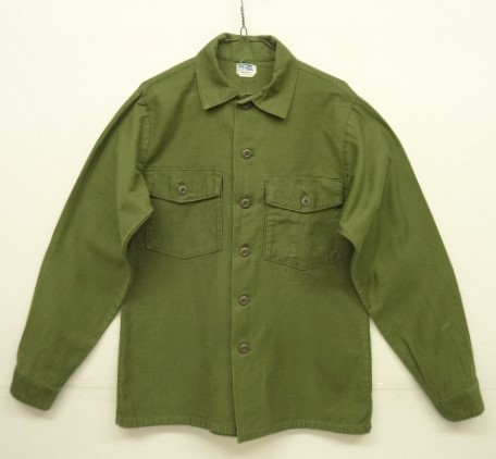 画像: 70'S アメリカ軍 US ARMY "OG107" コットンサテン ユーティリティシャツ (VINTAGE) 「L/S Shirt」 入荷しました。