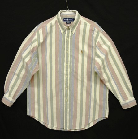 画像: 90'S RALPH LAUREN "YARMOUTH" オックスフォード 長袖 BDシャツ ストライプ (VINTAGE) 「L/S Shirt」 入荷しました。