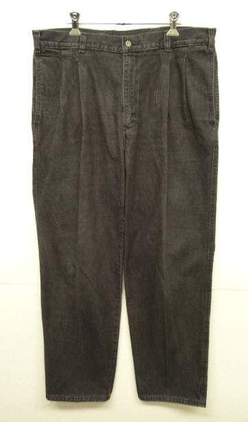 画像: 90'S LEVIS 453 ツータック デニム トラウザーズ ブラック W36L30 USA製 (VINTAGE) 「Bottoms」 入荷しました。