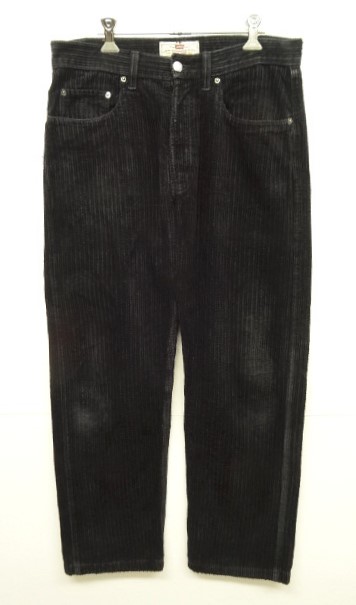 画像: EURO LEVIS 453 黒タブ ランダムコーデュロイ ブラック W33L34 (VINTAGE) 「Bottoms」 入荷しました。