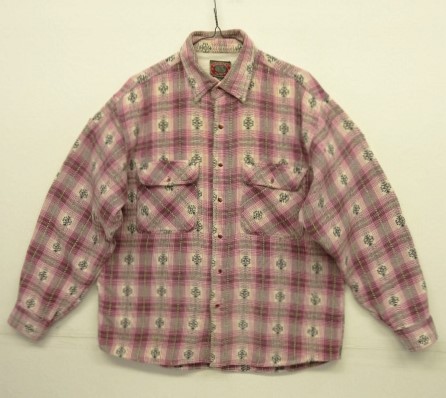 画像: 90'S MONDIAL SHIRT コットン 長袖 フランネルシャツ チェック柄 (VINTAGE) 「L/S Shirt」 入荷しました。