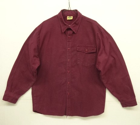 画像: 70'S IDEAL 片側三角フラップポケット 長袖 シャモアクロス シャツ USA製 (VINTAGE) 「L/S Shirt」 入荷しました。