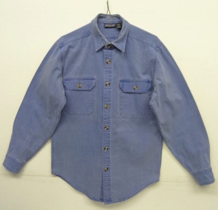 画像: 90'S PATAGONIA 旧タグ キャンバス 長袖 ワークシャツ ブルー (VINTAGE) 「L/S Shirt」 入荷しました。