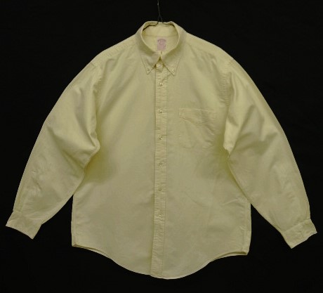 画像: 90'S BROOKS BROTHERS "MAKERS" オックスフォード BDシャツ ナチュラル USA製 (VINTAGE) 「L/S Shirt」 入荷しました。