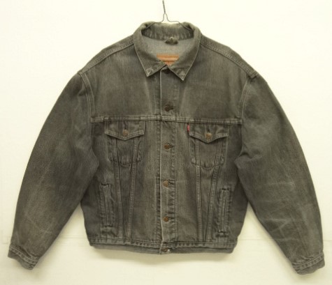 画像: 90'S EURO LEVIS "70503" デニムジャケット 先染めブラック XL (VINTAGE) 「Jacket」 入荷しました。