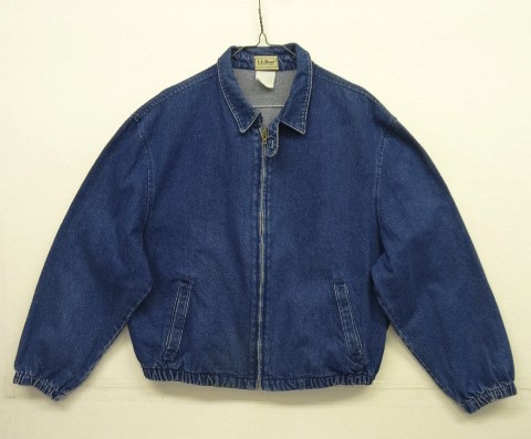 画像: 80'S LL Bean チンスト付き デニム ドリズラージャケット インディゴ USA製 (VINTAGE) 「Jacket」 入荷しました。